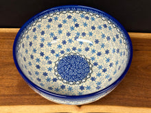 Load image into Gallery viewer, Bowl, Serving 9.25” x 4” - Snowflakes
