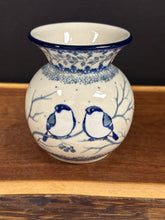 Load image into Gallery viewer, Vase, Bubble 4.25&quot; - U4830 Gray Birds
