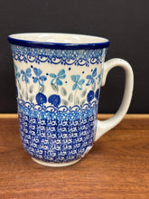 Load image into Gallery viewer, Mug, Bistro 16 oz. - Blue Orchids
