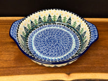 Load image into Gallery viewer, Baker, Round w/Tab Handles, 8" - Christmas Trees
