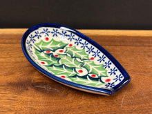 Load image into Gallery viewer, Spoon Rest, Zaklady - Holly Wreath
