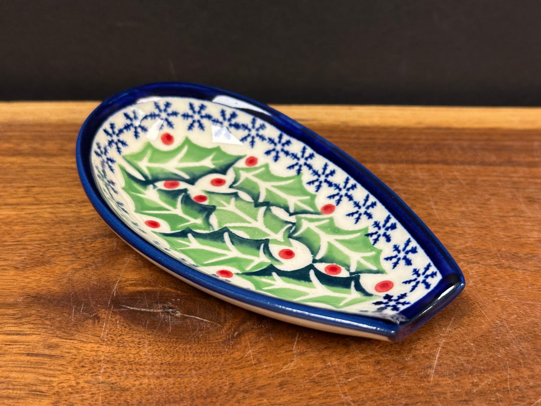 Spoon Rest, Zaklady - Holly Wreath
