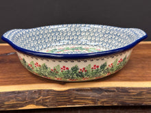 Load image into Gallery viewer, Baker, Round w/Tab Handles, 8" - Holly Berry

