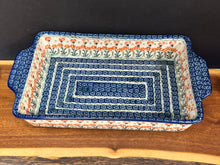 Load image into Gallery viewer, Baker, Rectangular w/handles - 3.25QT - Peach Spring Daisy
