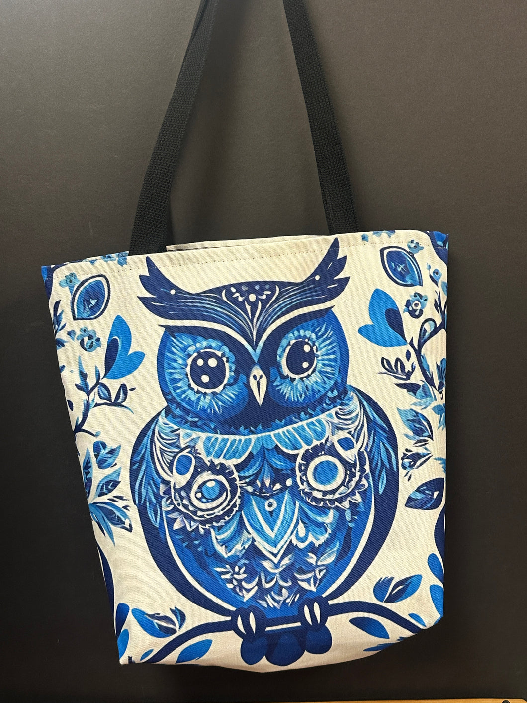 Tote Bag, Folk Art Owl