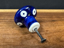 Load image into Gallery viewer, Cabinet Knobs - Peacock Dots w/ Painted Undersides
