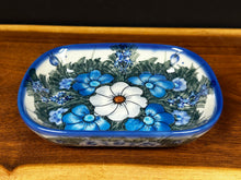 Load image into Gallery viewer, Tray, Oblong 6.25” Kalich - Blue &amp; White Delight
