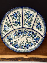 Load image into Gallery viewer, Platter, Divided 10.25” Round - Winter Viola
