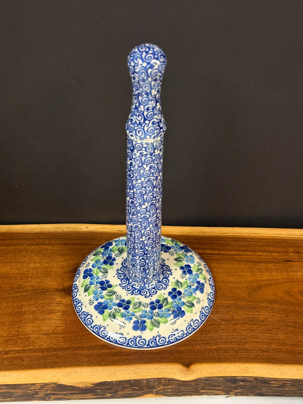 Paper Towel Holder - Blue Phlox