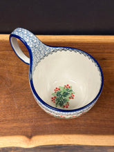 Load image into Gallery viewer, Bowl, Loop Handle Soup - Holly Berry
