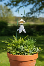 Load image into Gallery viewer, Fairy on Wire Stem - Lavender w/White Cap
