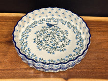 Load image into Gallery viewer, Fluted Quiche , 7.75&quot; W - Bluebird Vines
