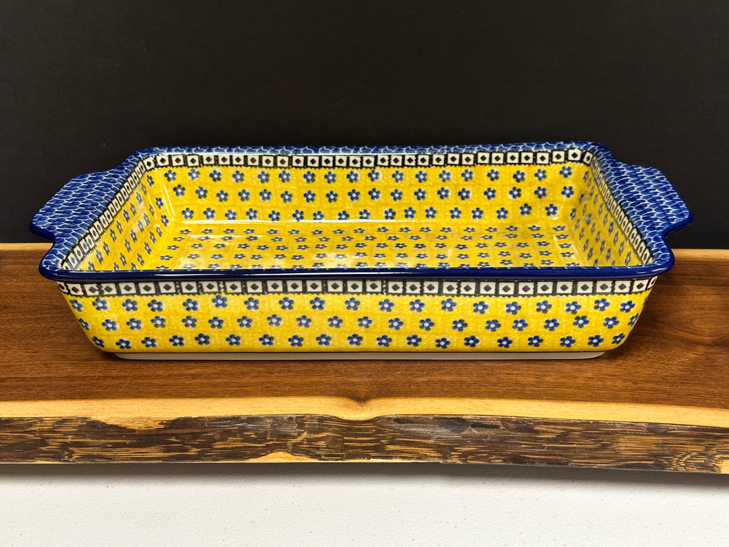 Baker, Rectangular w/handles - 3.25QT - Sunburst