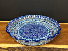 Load image into Gallery viewer, Pie Plate, Fluted 10&quot; - Aztec Sky
