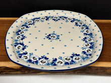 Load image into Gallery viewer, Platter, Square 11.75” - White Poppy
