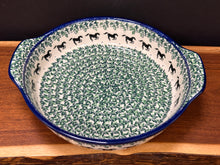Load image into Gallery viewer, Baker, Round w/Tab Handles, 10.25" - Brown Horse
