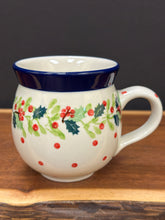 Load image into Gallery viewer, Mug, Bubble 12 oz - Christmas Holly
