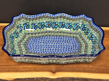 Load image into Gallery viewer, Baker, Scalloped Rectangular - U0151 Mardi Gras
