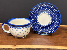 Load image into Gallery viewer, Teacup &amp; Saucer, Kalich - Lace and Dots
