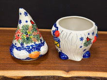 Load image into Gallery viewer, Gnome Lidded Jar - Kalich Cardinal on Garland
