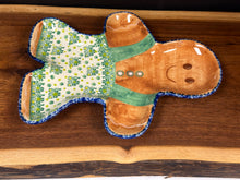 Load image into Gallery viewer, Platter, Gingerbread Boy - Greensleeves
