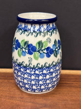 Load image into Gallery viewer, Vase, Small Milk Bottle - Blue Berries
