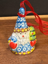 Load image into Gallery viewer, Ornament, Kalich Santa - Blue Starburst
