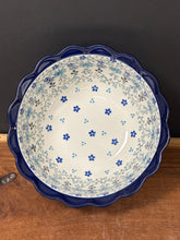 Load image into Gallery viewer, Bowl, Scalloped Edge, 7&quot; - Bachelor Button
