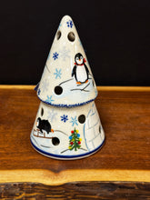 Load image into Gallery viewer, Tree, Luminary Kalich Cone 5.5” - Penguin Party
