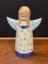Load image into Gallery viewer, Angel, Figurine / Wall Decor - Snow on White
