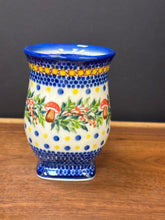 Load image into Gallery viewer, Mug, Pedestal 12 oz - Amanita Mushrooms
