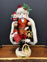 Load image into Gallery viewer, Nutcracker, Steinbach Santa Comes Around Part 1 - Limited Edition with Real Smoker Toy and Spinning Pyramid
