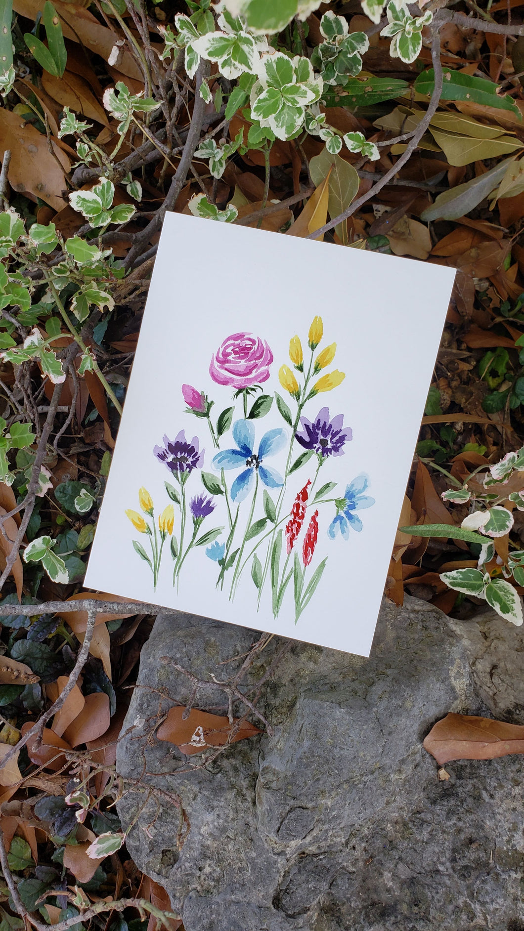 Hand-painted Greeting Card