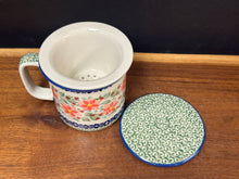 Load image into Gallery viewer, Mug, Tea w/Infuser - Tickled Pink
