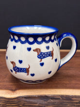 Load image into Gallery viewer, Mug, Bubble 12 oz - Dachshunds in Sweaters

