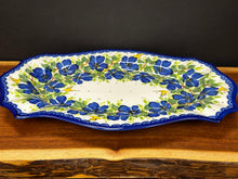 Load image into Gallery viewer, Platter, Cezar Medium Kalich - Blue Hibiscus
