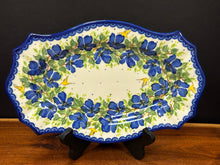 Load image into Gallery viewer, Platter, Cezar Medium Kalich - Blue Hibiscus
