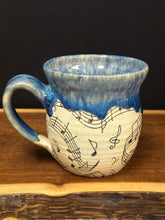 Load image into Gallery viewer, Mug, Barrel Style -  15 oz. Make Music by Matthew’s Pottery
