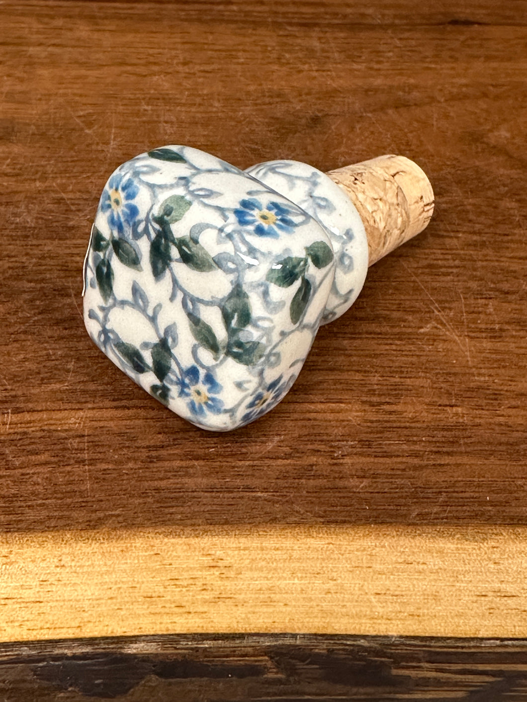 Wine Cork, Square - Forget Me Knots