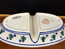 Load image into Gallery viewer, Divided Dish, Pre-Owned 11.75&quot; Oval - Trees and Snowflakes
