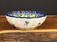 Load image into Gallery viewer, Bowl, Scalloped 4.5&quot; - Plum Luck
