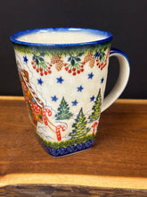 Load image into Gallery viewer, Mug, XL Square Coffee Kalich - Gingerbread House
