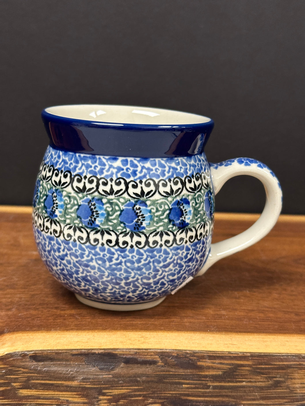 Mug, Bubble 12 oz - Peacock Feather
