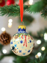 Load image into Gallery viewer, Ornament, Vena 3.5" Round - Gingerbread Boy
