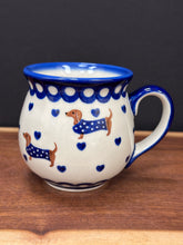 Load image into Gallery viewer, Mug, Bubble 12 oz - Dachshunds in Sweaters
