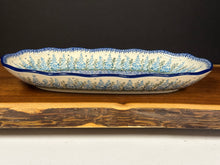 Load image into Gallery viewer, Platter, Oval Scalloped Edge - Virginia Blue Bells
