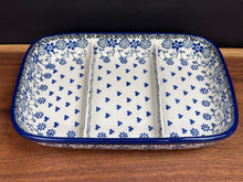 Load image into Gallery viewer, Dish, Divided 6.5" x 9.25" - Silver Lace
