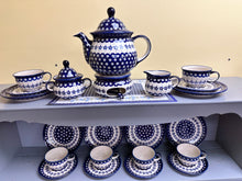 Load image into Gallery viewer, Tea Set for 6, Traditional Cobalt Blue
