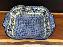 Load image into Gallery viewer, Bowl, Square w/ Handles - Winter Viola
