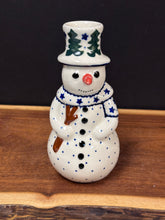 Load image into Gallery viewer, Snowman, Candle Holder - Into the Woods
